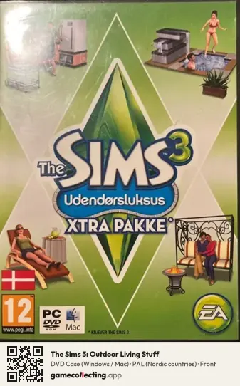 The Sims 3: Outdoor Living Stuff Computer, Nordic countries box front