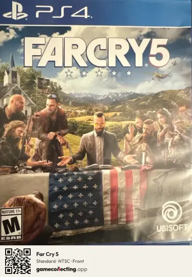Far Cry 5 PlayStation 4, NTSC box front