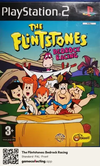 The Flintstones: Bedrock Racing PlayStation 2, PAL box front