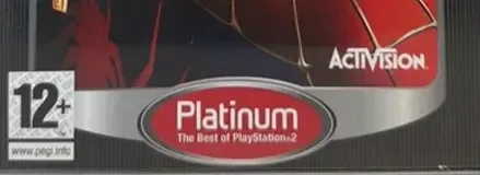Spider-Man 2, the PEGI square on its front