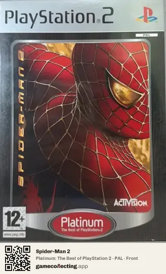 Spider-Man 2 PlayStation 2, PAL box front