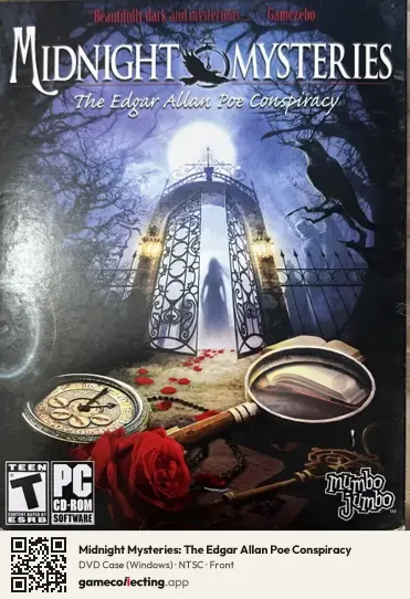 Midnight Mysteries: The Edgar Allan Poe Conspiracy Computer, NTSC box front