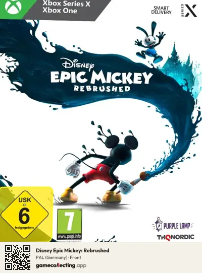 Disney Epic Mickey: Rebrushed Xbox Series X, Germany box front