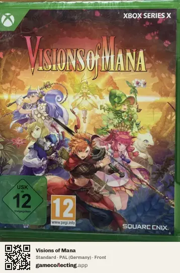 Visions of Mana Xbox Series X, Germany box front