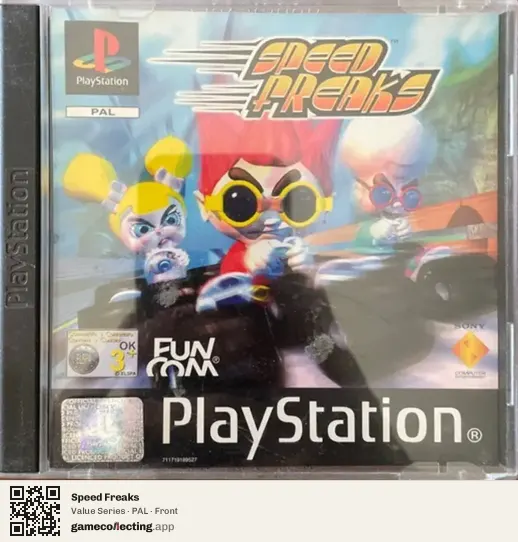Speed Freaks PlayStation, PAL box front