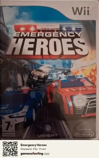Emergency Heroes Nintendo Wii, PAL box front