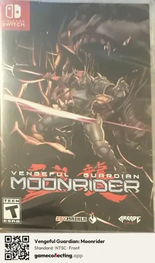 Vengeful Guardian: Moonrider Nintendo Switch, NTSC box front