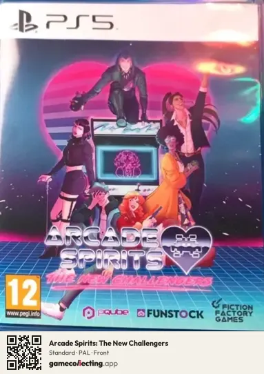 Arcade Spirits: The New Challengers PlayStation 5, PAL box front