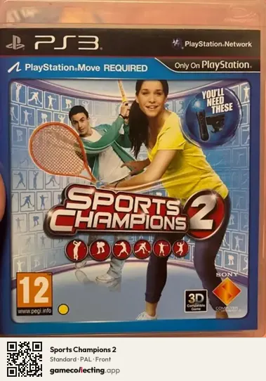Sports Champions 2 PlayStation 3, PAL box front