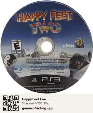 Happy Feet Two PlayStation 3, NTSC disc