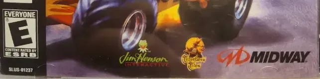 Muppet RaceMania, the ESRB box on its front