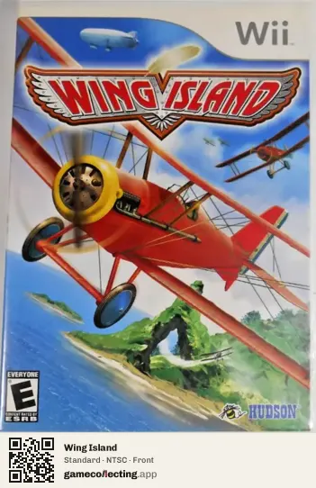 Wing Island Nintendo Wii, NTSC box front