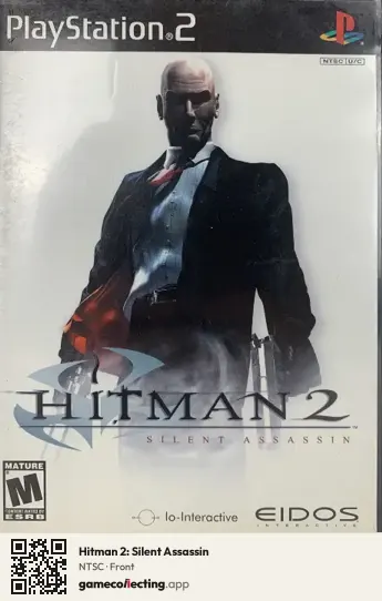 Hitman 2: Silent Assassin PlayStation 2, NTSC box front