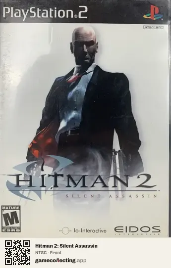 Hitman 2: Silent Assassin PlayStation 2, NTSC box front