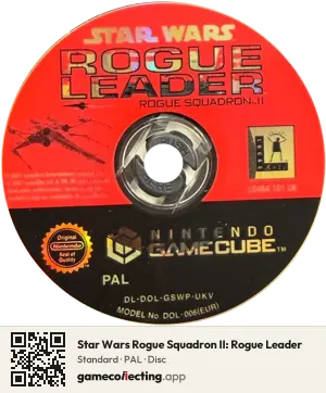 Star Wars Rogue Squadron II: Rogue Leader Nintendo GameCube, PAL disc