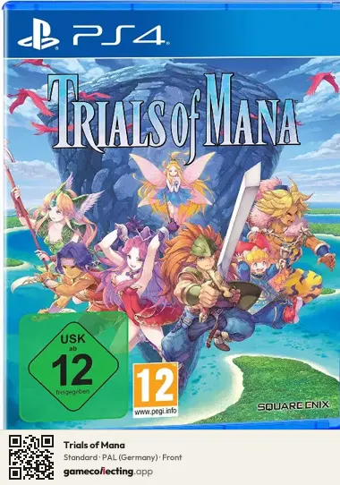 Trials of Mana PlayStation 4, Germany box front