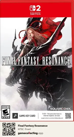 Final Fantasy Resonance Nintendo Switch 2, NTSC box front