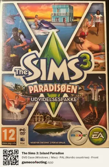 The Sims 3: Island Paradise Computer, Nordic countries box front