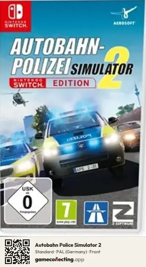 Autobahn Police Simulator 2 Nintendo Switch, Germany box front