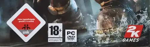 BioShock, the USK square on its front