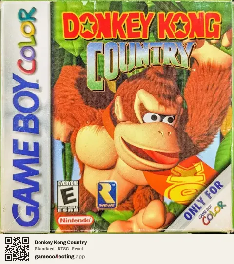 Donkey Kong Country Game Boy Color, NTSC box front