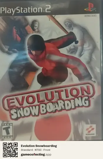 Evolution Snowboarding PlayStation 2, NTSC box front
