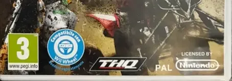 MX vs. ATV Untamed, the PEGI square on its front