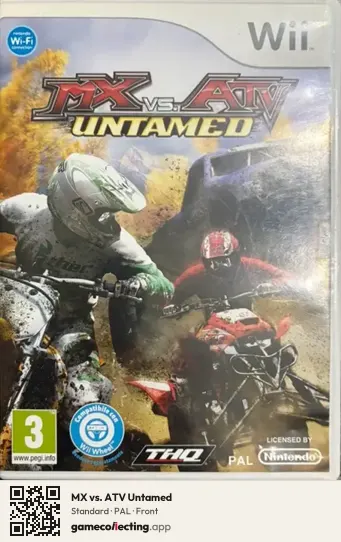 MX vs. ATV Untamed Nintendo Wii, PAL box front