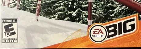 SSX on Tour, the ESRB box on its front