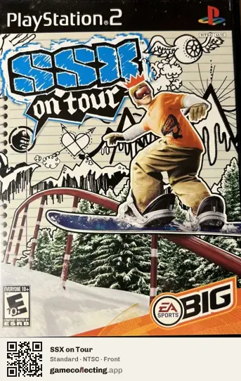 SSX on Tour PlayStation 2, NTSC box front