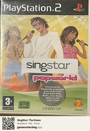 SingStar: The Dome PlayStation 2, PAL box front