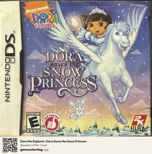 Dora the Explorer: Dora Saves the Snow Princess Nintendo DS, NTSC box front