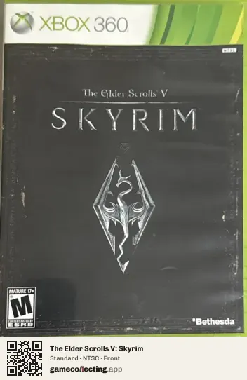The Elder Scrolls V: Skyrim Xbox 360, NTSC box front