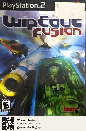 Wipeout Fusion PlayStation 2, NTSC box front