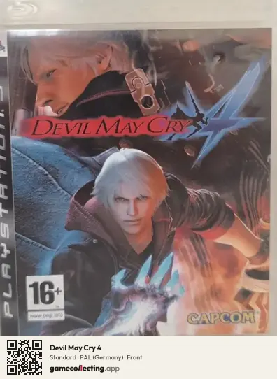 Devil May Cry 4 PlayStation 3, Germany box front