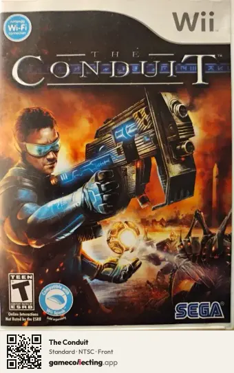 The Conduit Nintendo Wii, NTSC box front