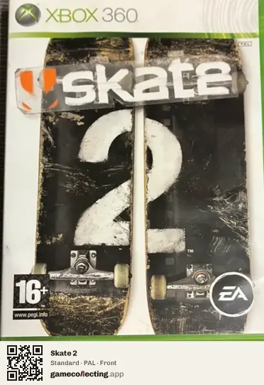 Skate 2 Xbox 360, PAL box front