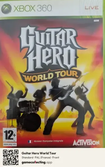 Guitar Hero World Tour Xbox 360, France box front