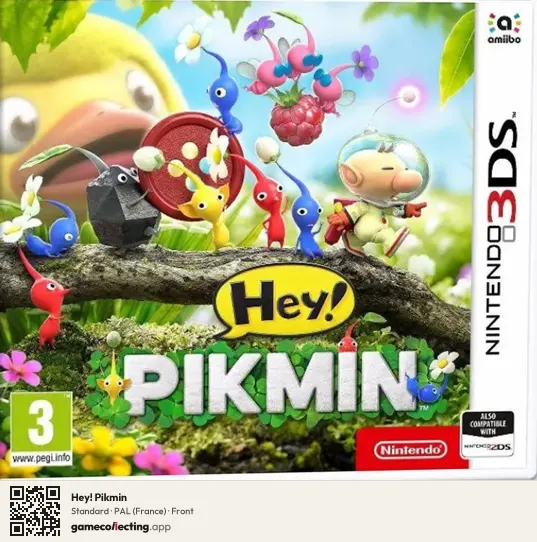 Hey! Pikmin Nintendo 3DS, France box front