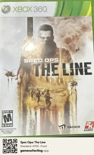 Spec Ops: The Line Xbox 360, NTSC box front