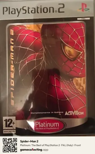 Spider-Man 2 PlayStation 2, Italy box front