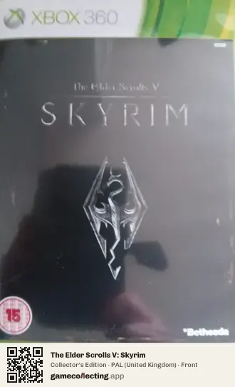 The Elder Scrolls V: Skyrim Xbox 360, United Kingdom box front