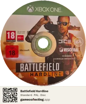 Battlefield Hardline Xbox One, PAL disc
