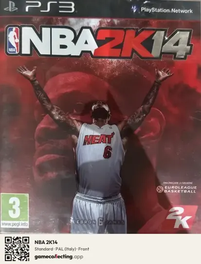 NBA 2K14 PlayStation 3, Italy box front