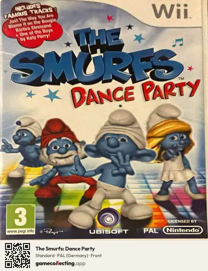 The Smurfs: Dance Party Nintendo Wii, Germany box front