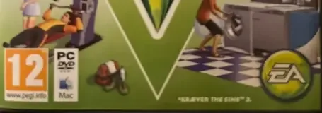 The Sims 3: Town Life Stuff, the PEGI square on its front