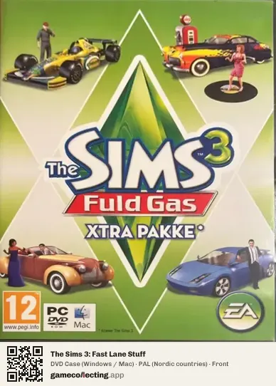 The Sims 3: Fast Lane Stuff Computer, Nordic countries box front