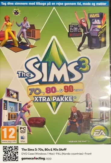The Sims 3: 70s, 80s & 90s Stuff Computer, Nordic countries box front