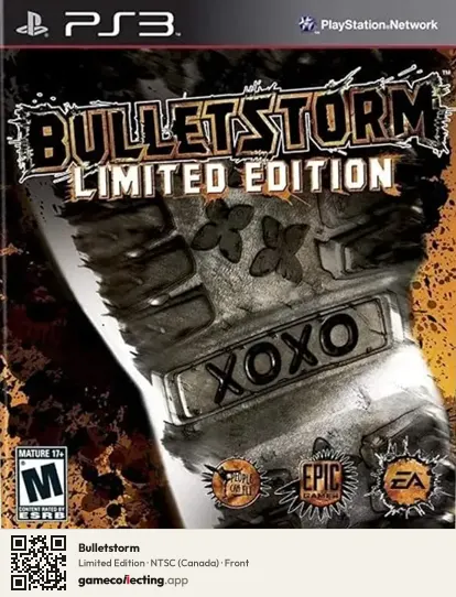 Bulletstorm PlayStation 3, Canada box front