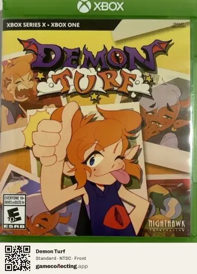 Demon Turf Xbox Series X, NTSC box front